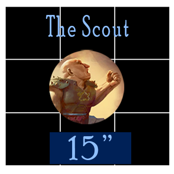 The GamerSusan "Scout" 15"x15"  playing area + 1 bonus piece - Scrabble friendly!